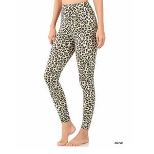 Womens Super Soft Leopard Print Leggings Size Small and Large